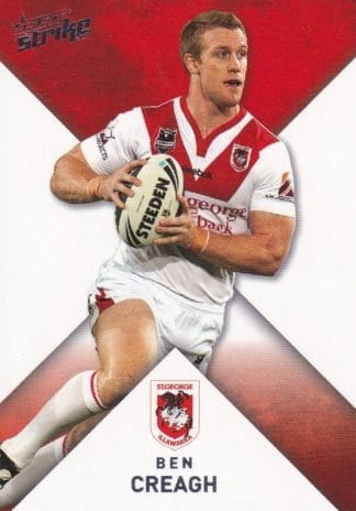 2011 NRL Strike Common Card - Base 141 Ben Creagh St George Dragons