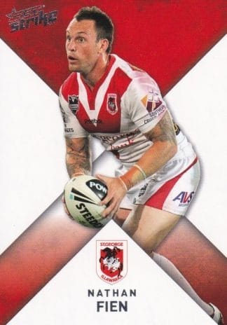 2011 NRL Strike Common Card - Base 142 Nathan Fien St George Dragons