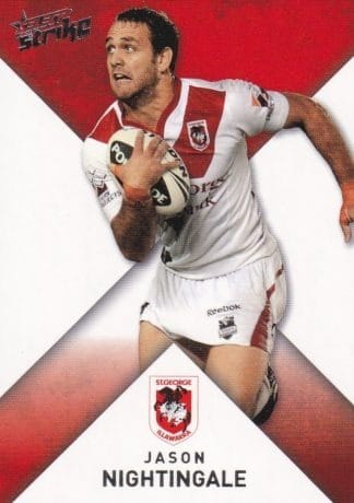 2011 NRL Strike Common Card - Base 145 Jason Nightingale St George Dragons