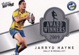 2011 NRL Strike Award Winner - AW01 Jarryd Hayne Parramatta Eels
