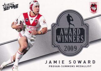2011 NRL Strike Award Winner - AW02 Jamie Soward St George Dragons