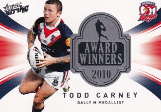 2011 NRL Strike Award Winner - AW07 Todd Carney Sydney Roosters