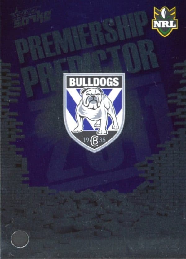 2011 NRL Strike Premiership Predictor - PP02 Canterbury Bulldogs