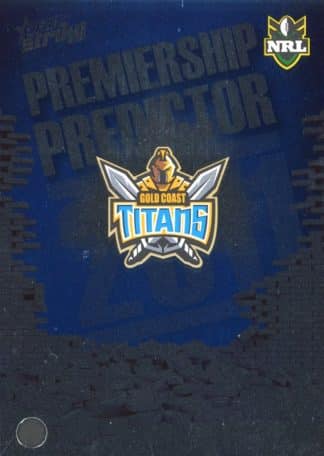 2011 NRL Strike Premiership Predictor - PP05 Gold Coast Titans
