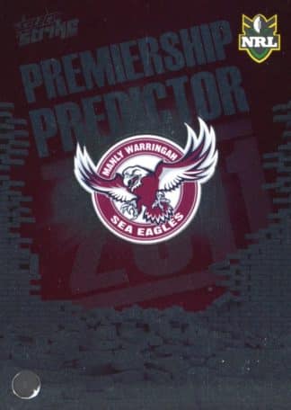 2011 NRL Strike Premiership Predictor - PP06 Manly Sea Eagles