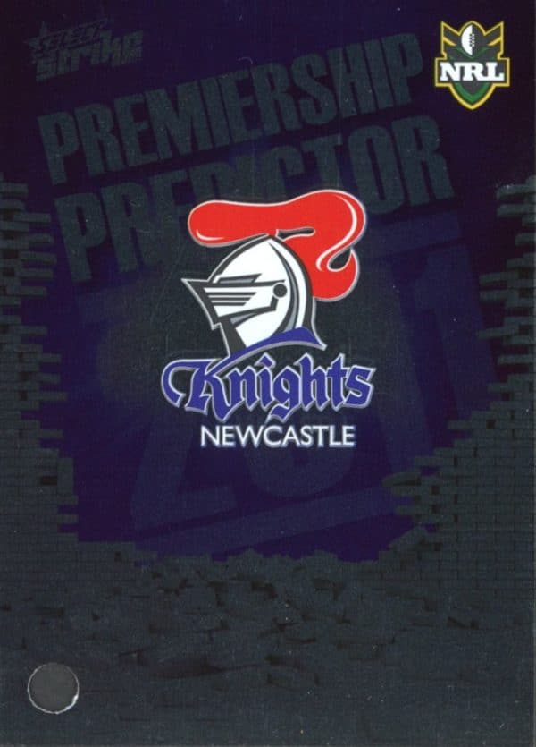 2011 NRL Strike Premiership Predictor - PP08 Newcastle Knights