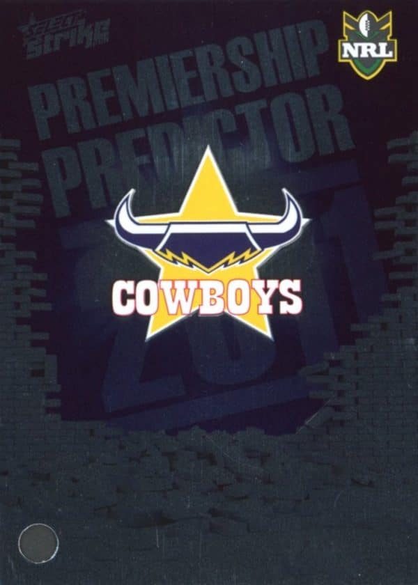 2011 NRL Strike Premiership Predictor - PP09 North Qld Cowboys