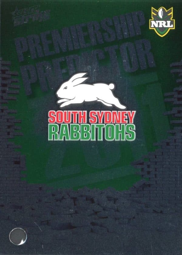 2011 NRL Strike Premiership Predictor - PP13 South Sydney Rabbitohs