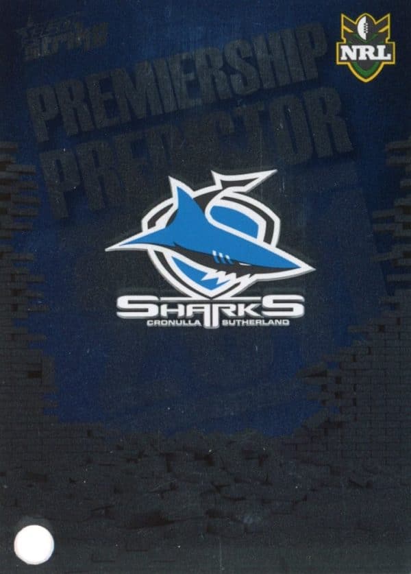 2011 NRL Strike Top Try Scorer - TS04 Ben Pomeroy Cronulla Sharks - Image 2