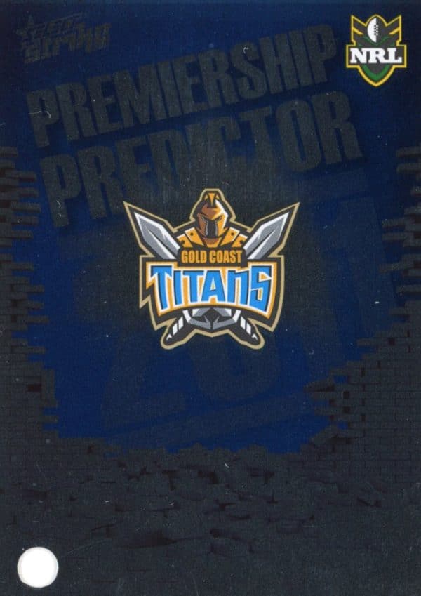 2011 NRL Strike Top Try Scorer - TS05 David Mead Gold Coast Titans - Image 2