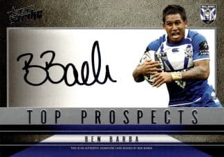 2011 NRL Strike Top Prospect - TP02 Ben Barba Canterbury Bulldogs