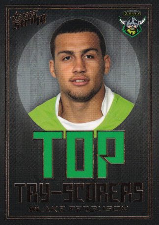 2011 NRL Strike Top Try Scorer - TS02 Blake Ferguson Canberra Raiders