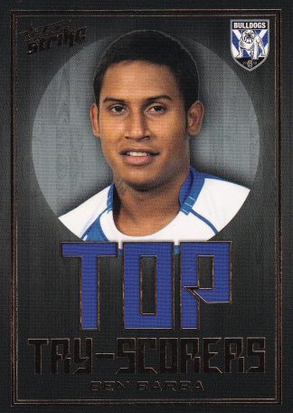 2011 NRL Strike Top Try Scorer - TS03 Ben Barba Canterbury Bulldogs