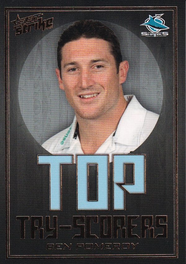 2011 NRL Strike Top Try Scorer - TS04 Ben Pomeroy Cronulla Sharks