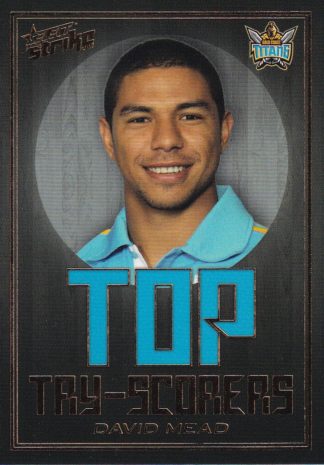 2011 NRL Strike Top Try Scorer - TS05 David Mead Gold Coast Titans