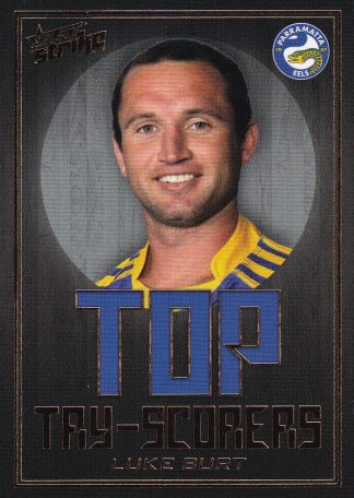 2011 NRL Strike Top Try Scorer - TS10 Luke Burt Parramatta Eels