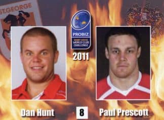 2011 World Club Challenge - Card 08 Dan Hunt & Paul Prescott