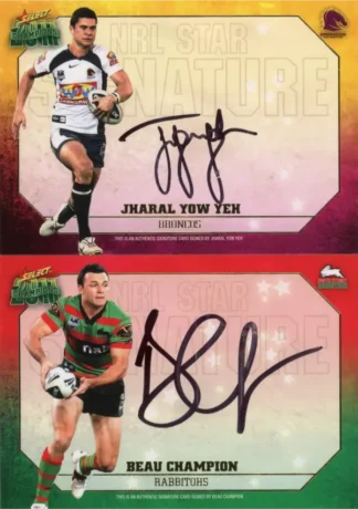 2011 NRL Champions Star Signatures