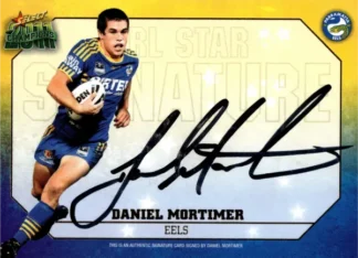 2011 NRL Champions Star Signature - SS3 Daniel Mortimer Parramatta Eels