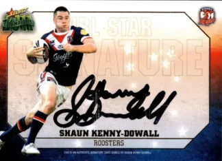 2011 NRL Champions Star Signature - SS7 Shaun Kenny-Dowall Sydney Roosters