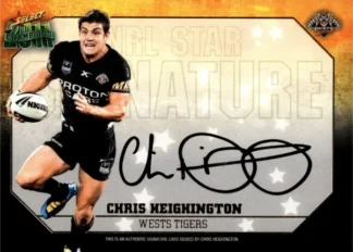2011 NRL Champions Star Signature - SS8 Chris Heighington Wests Tigers