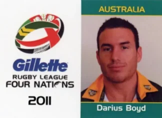 2011 Four Nations Tournament - Card 03 Darius Boyd Australia