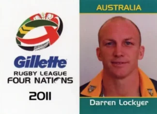 2011 Four Nations Tournament - Card 05 Darren Lockyer Australia