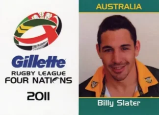 2011 Four Nations Tournament - Card 07 Billy Slater Australia