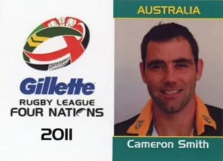 2011 Four Nations Tournament - Card 08 Cameron Smith Australia