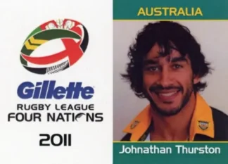 2011 Four Nations Tournament - Card 10 Johnathan Thurston Australia