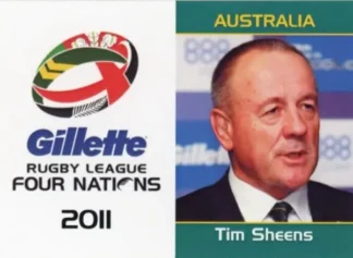 2011 Four Nations Tournament - Card 11 Tim Sheens Coach