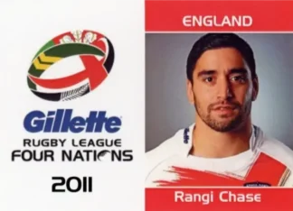 2011 Four Nations Tournament - Card 12 Rangi Chase England