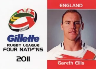 2011 Four Nations Tournament - Card 13 Gareth Ellis England
