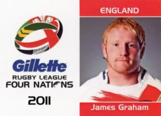 2011 Four Nations Tournament - Card 14 James Graham England