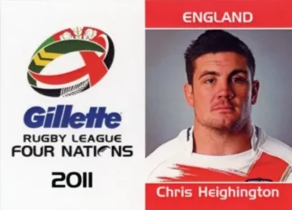 2011 Four Nations Tournament - Card 15 Chris Heighington England