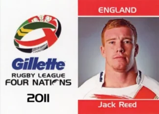2011 Four Nations Tournament - Card 17 Jack Reed England