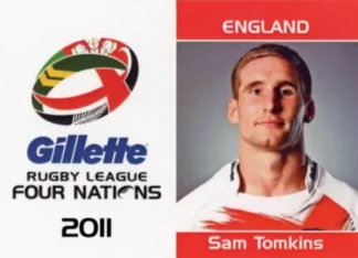 2011 Four Nations Tournament - Card 19 Sam Tomkins England
