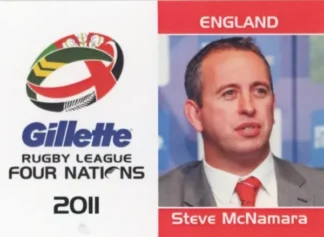 2011 Four Nations Tournament - Card 21 Steve McNamara Coach