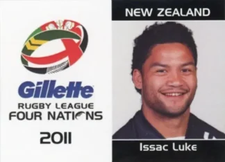 2011 Four Nations Tournament - Card 23 Issac Luke New Zealand