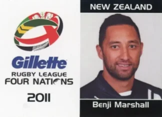 2011 Four Nations Tournament - Card 24 Benji Marshall New Zealand