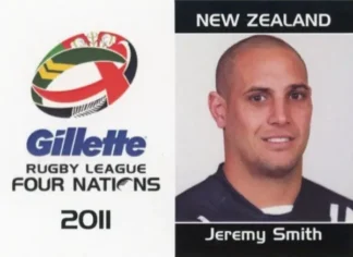 2011 Four Nations Tournament - Card 27 Jeremy Smith New Zealand