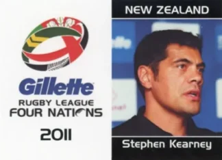 2011 Four Nations Tournament - Card 29 Stephen Kearney Coach