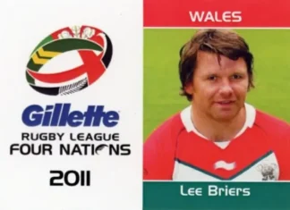 The NRL Trading Card Specialists 20 2011 Four Nations Tournament - Card 30 Lee Briers Wales