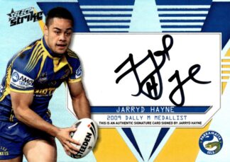 2011 NRL Strike Medallist Signature - MS3 Jarryd Hayne Parramatta Eels