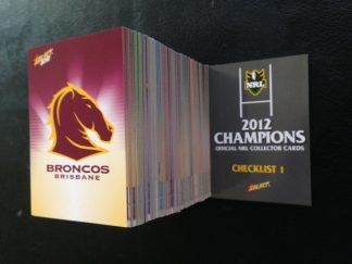 2012 NRL Champions Base Set - 196 Common Cards