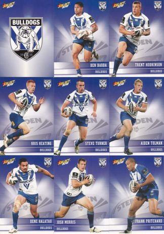 2012 NRL Champions Base Team Set - Canterbury Bulldogs