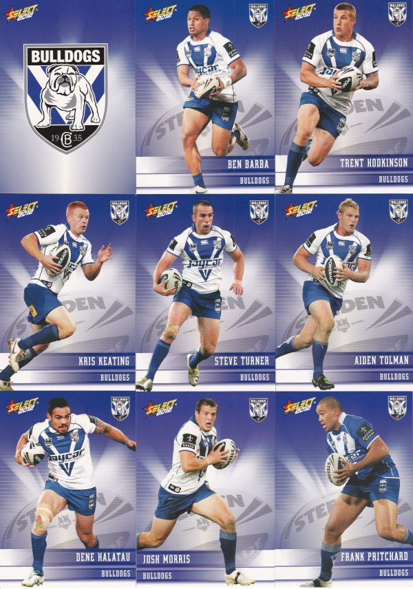 2012 NRL Champions Base Team Set - Canterbury Bulldogs