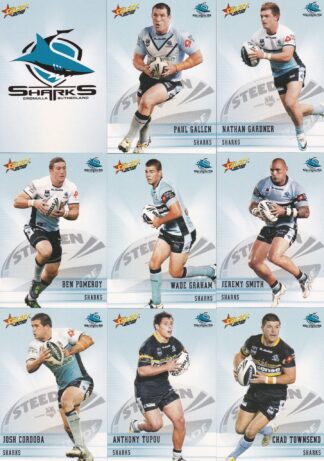 2012 NRL Champions Base Team Set - Cronulla Sharks