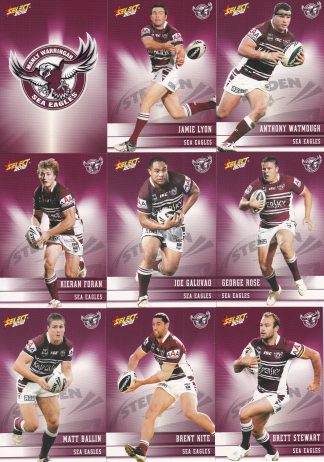 2012 NRL Champions Base Team Set - Manly Sea Eagles