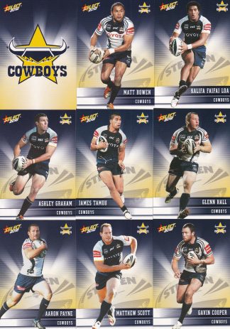 2012 NRL Champions Base Team Set - North QLD Cowboys